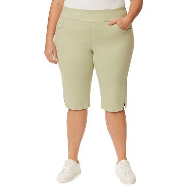 Plus Size Gloria Vanderbilt Amanda Pull On Skimmer Shorts
