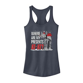 Juniors' Star Wars Christmas "Where Are My Presents AT-AT?" Tank Top