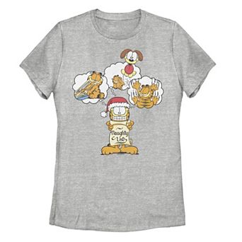 Juniors' Garfield Naughty List Graphic Tee