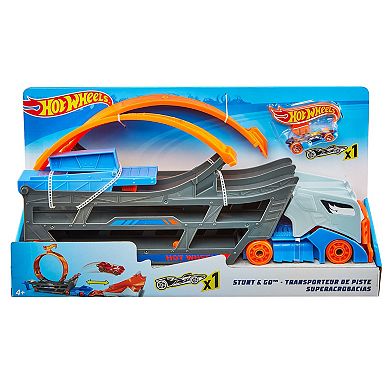 Mattel Hot Wheels Stunt & Go Track Set