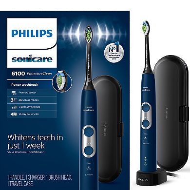 Philips Sonicare ProtectiveClean 6100 Whitening Rechargeable Electric Toothbrush