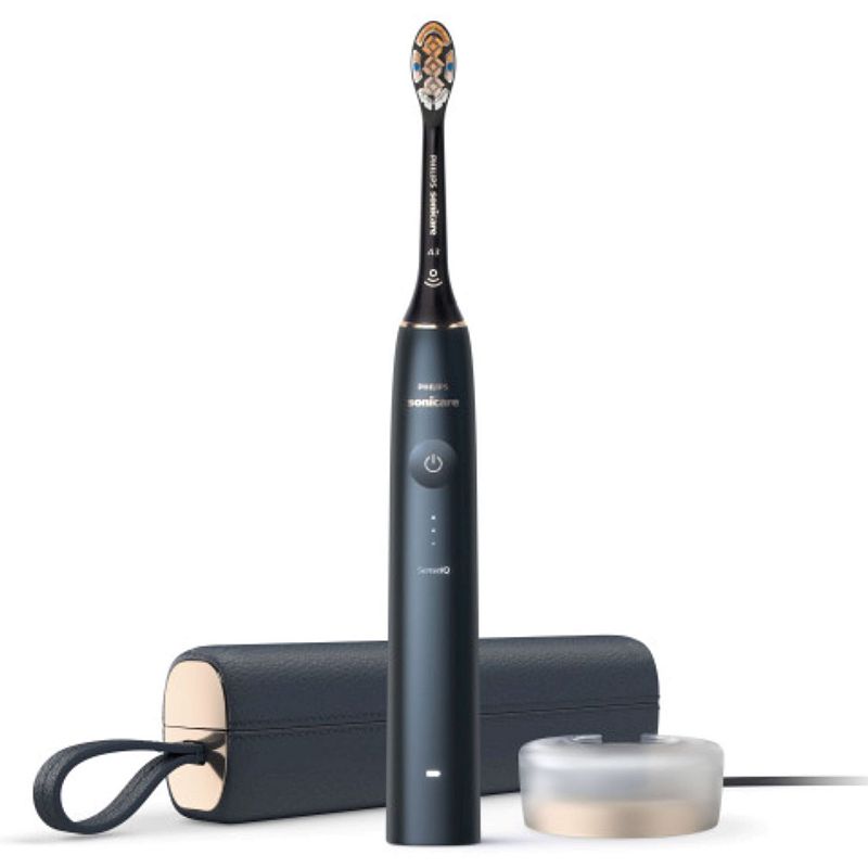 Philips Sonicare - 9900 Prestige Rechargeable Electric Toothbrush with SenseIQ - Midnight