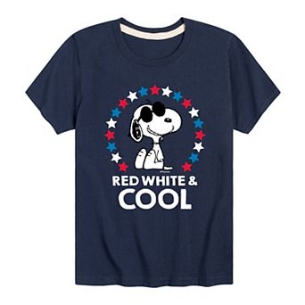 Boys 8-20 Peanuts Snoopy "Red White And Cool" Tee