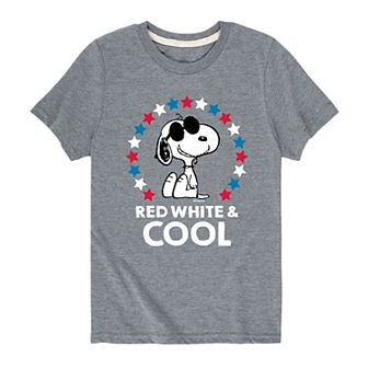 Boys 8-20 Peanuts Snoopy "Red White And Cool" Tee