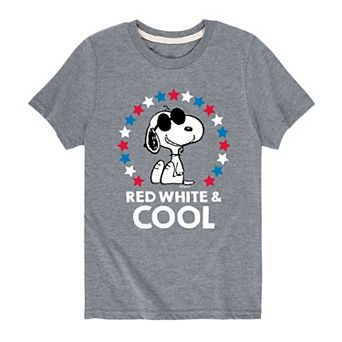 Boys 8-20 Peanuts Snoopy "Red White And Cool" Tee