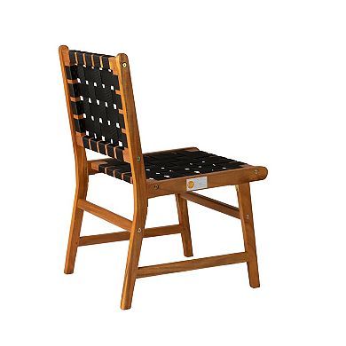 Belkene Home Sava Indoor / Outdoor Armless Patio Dining Chair