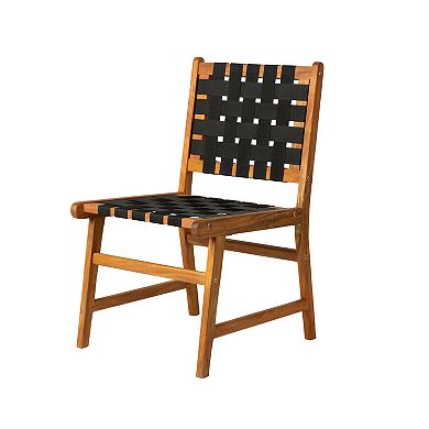 Belkene Home Sava Indoor / Outdoor Armless Patio Dining Chair