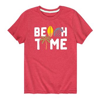 Boys 8-20 Summer "Beach Time" Tee
