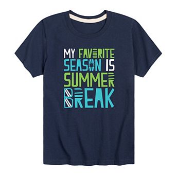 Boys 8-20 My Favorite Season Graphic Tee