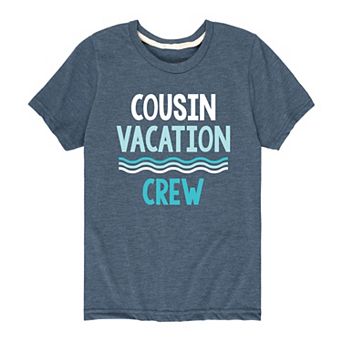 Boys 8-20 Cousin Vacation Crew Graphic Tee