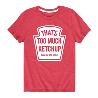 Boys 8-20 Too Much Ketchup Graphic Tee
