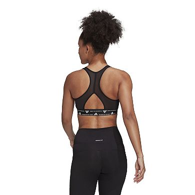 adidas Powerreact Training Medium-Support Padded Sports Bra