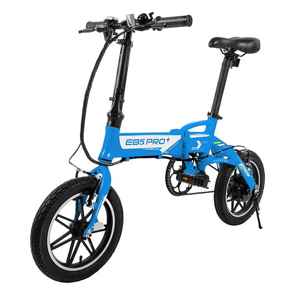 Swagtron Swagcycle EB5 Pro Plus Lightweight Aluminum Folding Electric Bike with Pedals