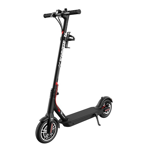 Swagtron App Enabled Swagger 5 Boost Commuter Electric Scooter with Upgraded 300W Motor 1 Click Quick Folding