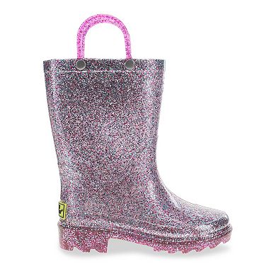 Western Chief Glitter Girls' Light-Up Rain Boots