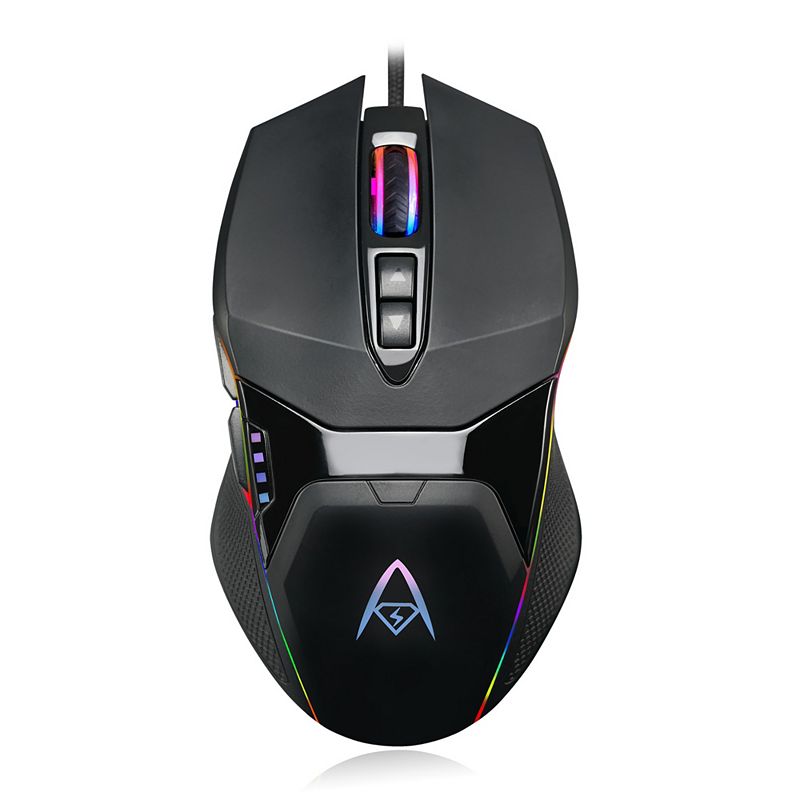 Adesso iMouse X5 RGB Color 7-button Illuminated Gaming Mouse, Multicolor