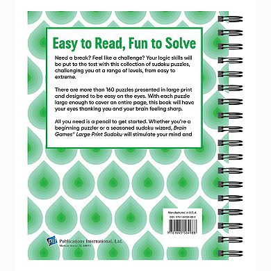 Brain Games Large Print Sudoku