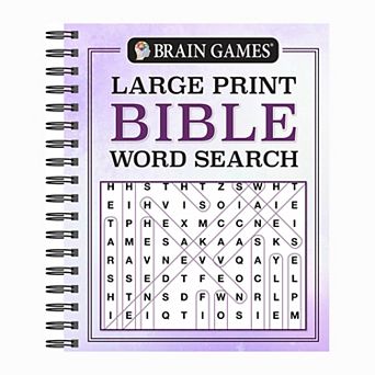 Brain Games Large Print Bible Word Search