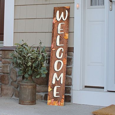 Artisan Signworks Leaf Weatherproof Welcome Board Table Decor