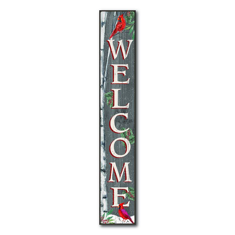 Artisan Signworks Weatherproof Winter Welcome Board, Multicolor