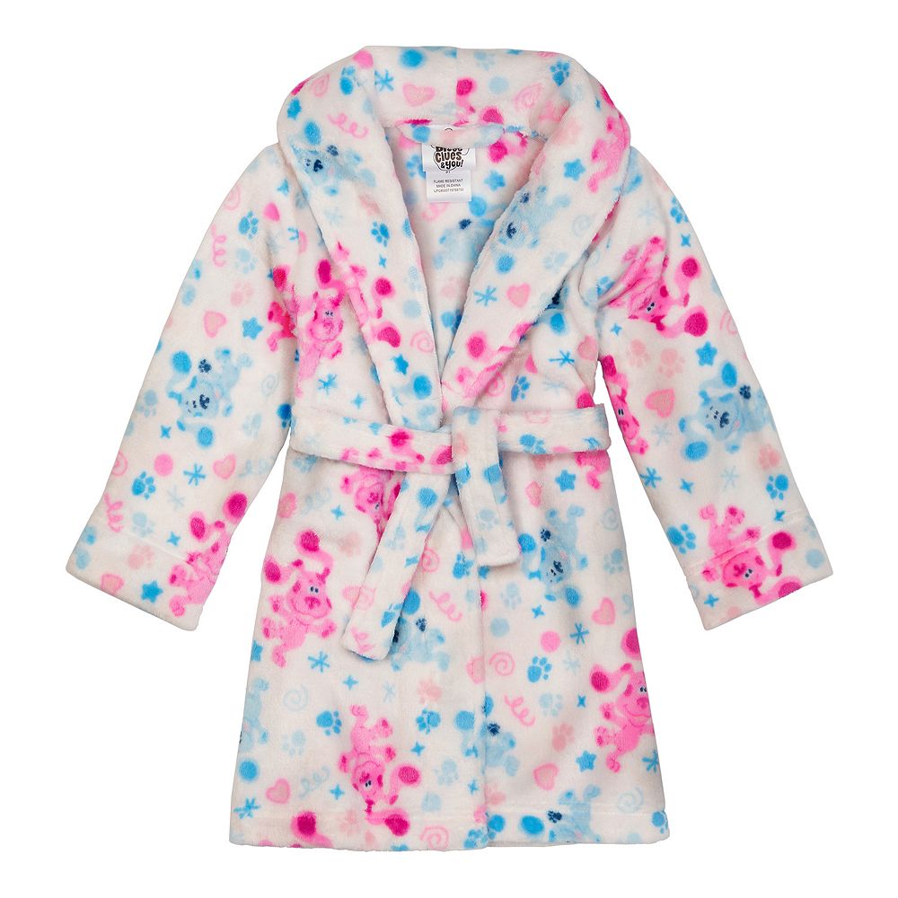 Toddler Girl Nickelodeon Blue's Clues Velvet Fleece Robe