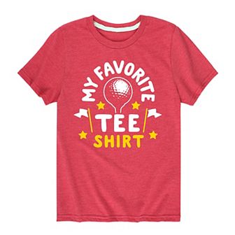 Boys 8-20 My Favorite Tee Shirt Golfing Graphic Tee