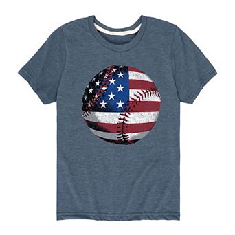 Boys 8-20 American Baseball Tee