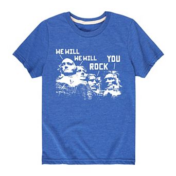 Boys 8-20 Mount Rushmore We Will Rock You Tee