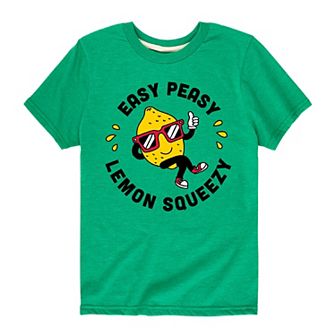 Boys 8-20 Easy Peasy Lemon Squeezy Tee
