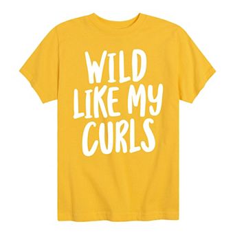 Boys 8-20 Wild Like my Curls Tee