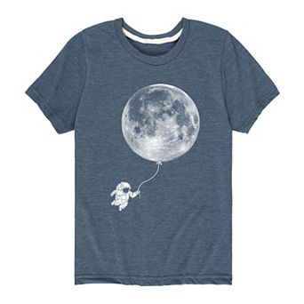 Boys 8-20 Astronaut Moon Balloon Tee
