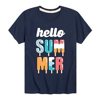 Boys 8-20 Hello Summer Tee