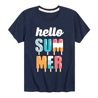 Boys 8-20 Hello Summer Tee
