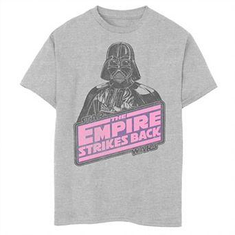 Boys 8-20 Star Wars: The Empire Strikes Back Vintage Vader Logo Tee
