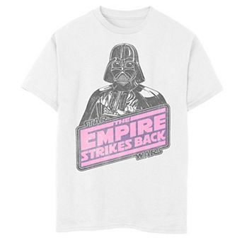 Boys 6-20 Star Wars: The Empire Strikes Back Vintage Vader Logo Tee