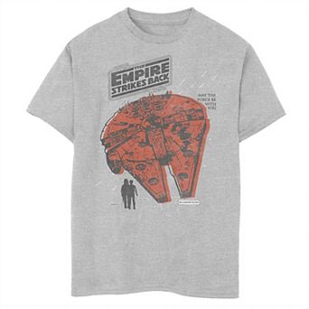 Boys 6-20 Star Wars Vintage Millennium Falcon Zoom Tee