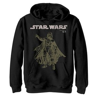 Boys 8-20 Star Wars Episode 4 Darth Vader Posed Portrait Hoodie