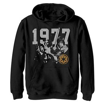 Boys 8-20 Star Wars Vintage Rebel Group 1977 Hoodie