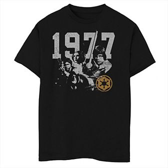 Boys 8-20 Star Wars Vintage Rebel Group 1977 Tee