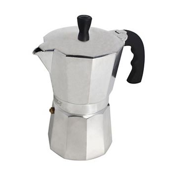 IMUSA 6 cup Cast-Aluminum Stovetop Espresso Maker / IMUSA Cafetera de Aluminio, 6 Tazas
