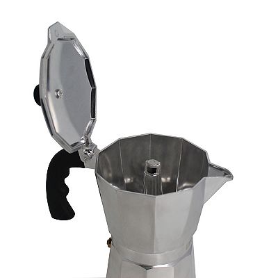 IMUSA 6-Cup Cast-Aluminum Stovetop Espresso Maker IMUSA Cafetera