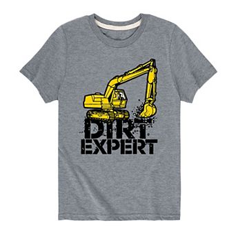Boys 8-20 Dirt Expert Construction Digger Tee