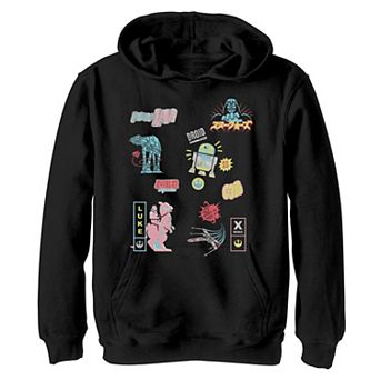 Boys 8-20 Star Wars Icon Glitch Array Hoodie