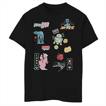 Boys 6-20 Star Wars Icon Glitch Array Tee