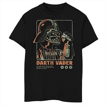 Boys 8-20 Star Wars Darth Vader You Underestimate The Power Tee