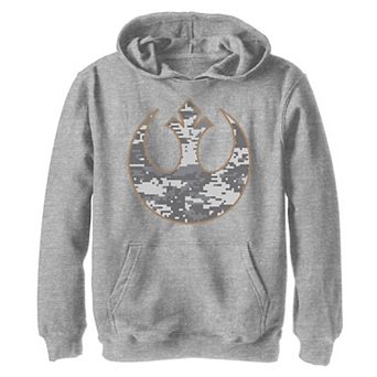 Boys 8-20 Star Wars Rebel Alliance Camo Logo Hoodie