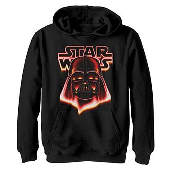 Boys 8-20 Star Wars Darth Vader Red Glow Portrait Hoodie