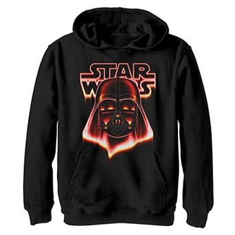 Boys 8-20 Star Wars Darth Vader Red Glow Portrait Hoodie