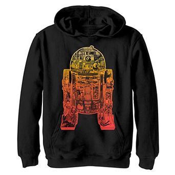 Boys 8-20 Star Wars R2-D2 Gradient Line Art Hoodie