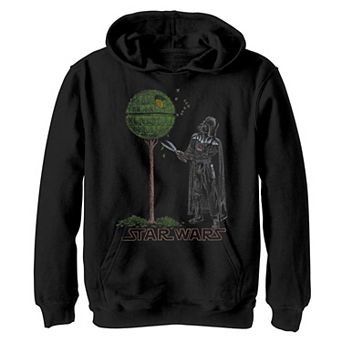 Boys 4-20 Star Wars Darth Vader Death Star Topiary Hoodie